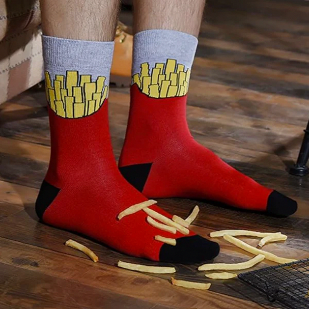 Pommes Frites Roliga Strumpor